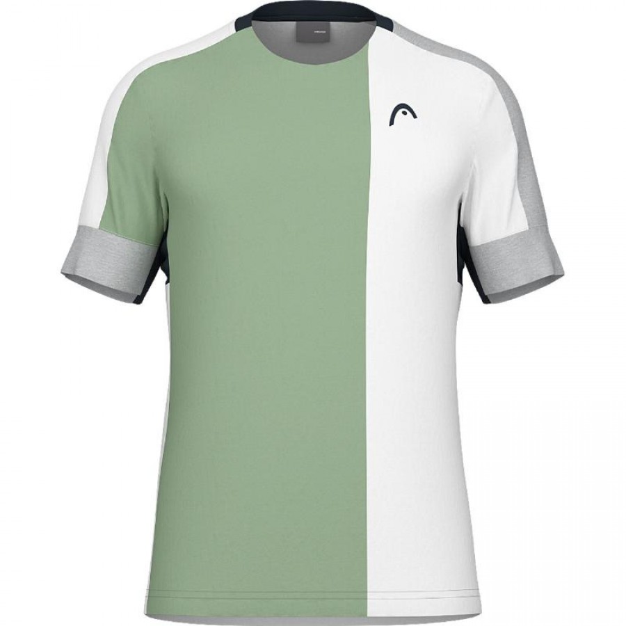 Head Play Tech Maglietta Bianco Verde  Offerta + Economico