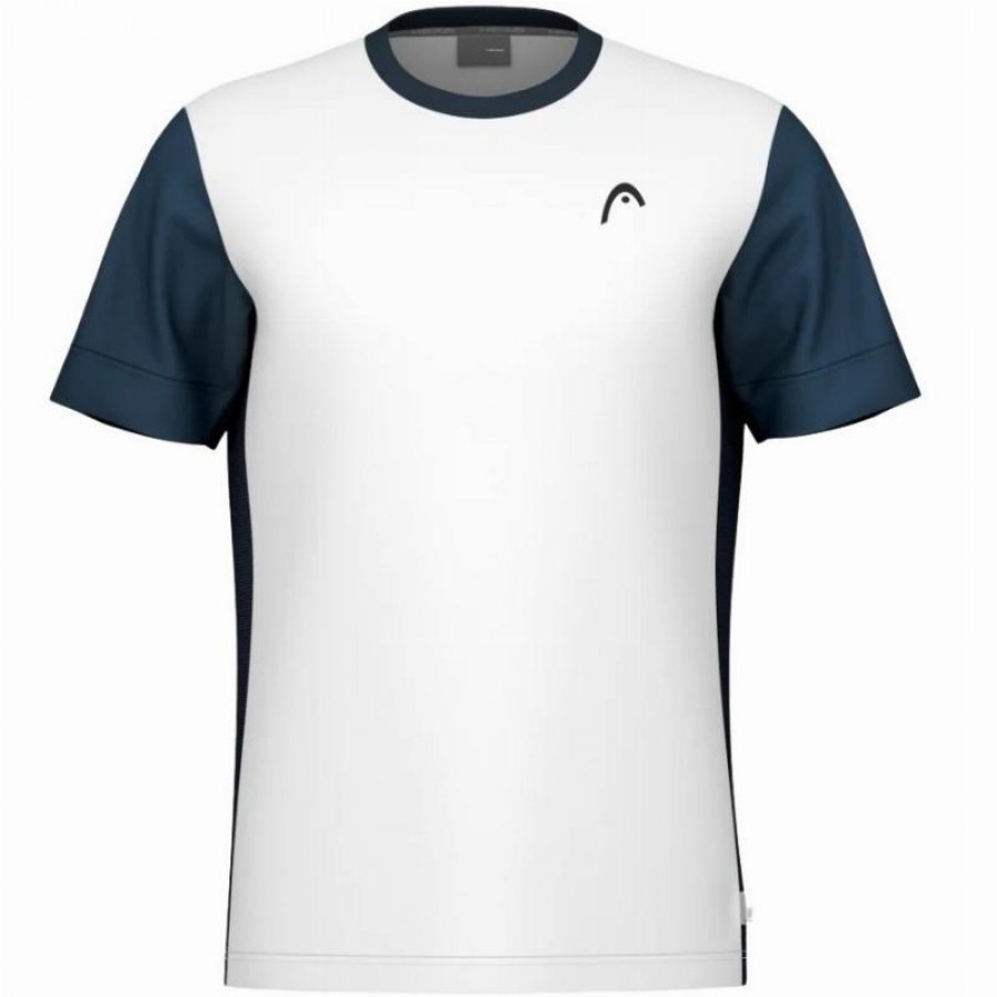 Head Slice T-shirt bianca blu navy  Offerta + Economico