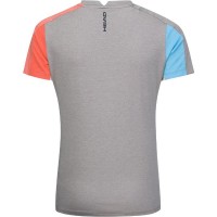 Head Tech Grigio Blu Maglietta Donna