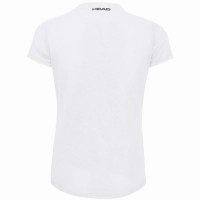 T-shirt bianca da donna Head Tie Break