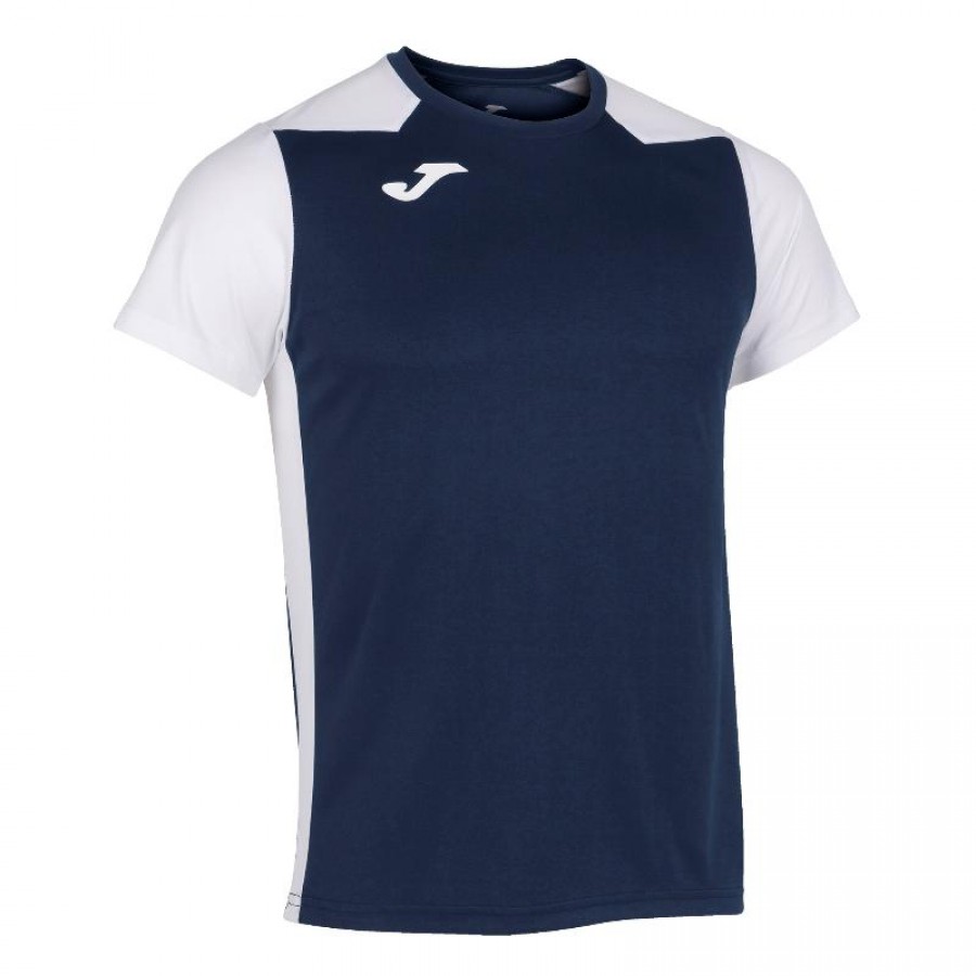 Joma Record II Maglietta Blu Navy Bianco