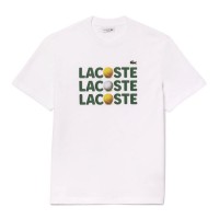 T-shirt Lacoste in cotone bianco  Offerta + Economico