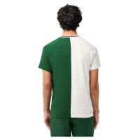 Camiseta Lacoste Daniil Medvedev Blanco Verde  Offerta + Economico