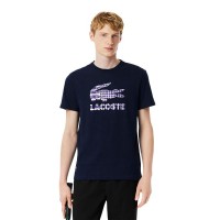 Lacoste Daniil Medvedev Maglietta da tennis blu navy