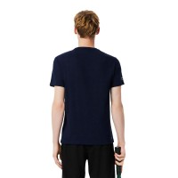 Lacoste Daniil Medvedev Maglietta da tennis blu navy