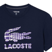 Lacoste Daniil Medvedev Maglietta da tennis blu navy
