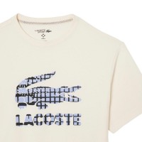 Lacoste Daniil Medvedev Maglietta da Tennis Bianco Sporco