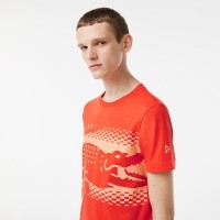 Lacoste Novak Djokovic T-shirt arancione  Offerta + Economico