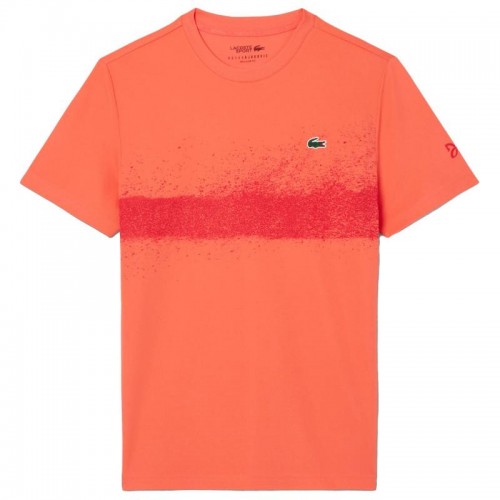 Lacoste Novak Djokovic Maglietta Arancio Rosso