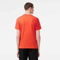 T-shirt Lacoste Sport Algodon Ecologico Arancione   Offerta + Economico
