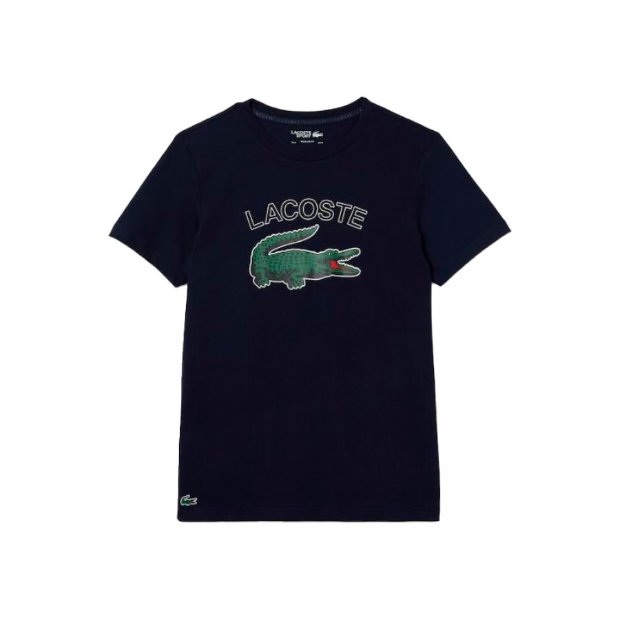 T-shirt Lacoste Sport Navy Blu  Offerta + Economico