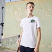 Lacoste Sport T-shirt Tennis Bianca  Offerta + Economico