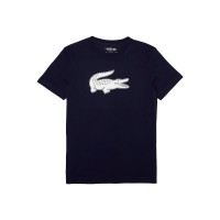 T-shirt Lacoste Sport traspirante blu navy  Offerta + Economico