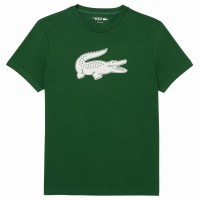 Lacoste Sport Verde Bianco Maglietta  Offerta + Economico