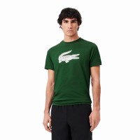 Lacoste Sport Verde Bianco Maglietta  Offerta + Economico