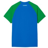 Lacoste Ultra Dry Maglietta Blu Navy Verde  Offerta + Economico