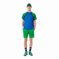 Lacoste Ultra Dry Maglietta Blu Navy Verde  Offerta + Economico