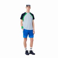Lacoste Ultra Dry Blu Verde Maglietta  Offerta + Economico