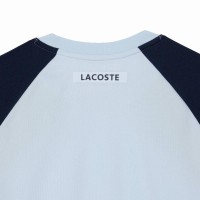 Lacoste Ultra Dry Blu Verde Maglietta  Offerta + Economico
