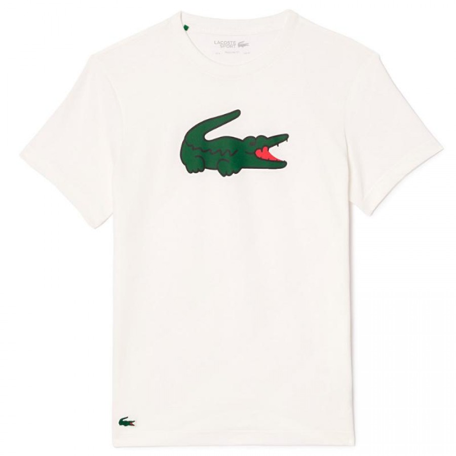 Lacoste Ultra Dry Maglietta Bianca  Offerta + Economico
