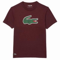 Lacoste Ultra Dry Borgogna Maglietta  Offerta + Economico