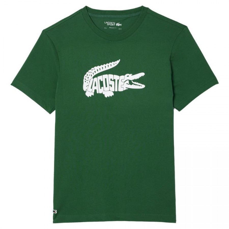 Maglietta Lacoste Ultra Dry Verde  Offerta + Economico