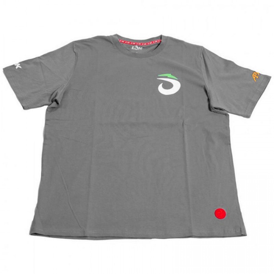 Camiseta Lok A1 Padel Ghiacciaio Gris Mujer