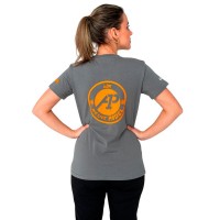 Camiseta Lok A1 Padel Ghiacciaio Gris Mujer