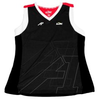 Lok A1 Padel Wasatch Maglietta da donna nera  Offerta + Economico