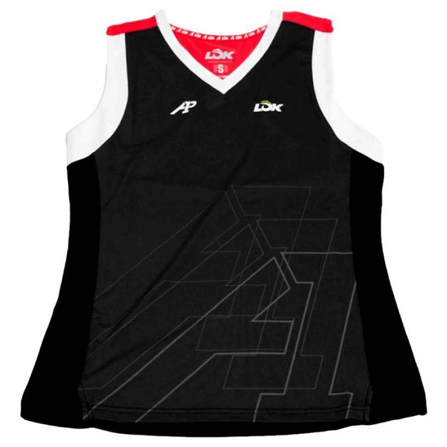 Lok A1 Padel Wasatch Maglietta da donna nera  Offerta + Economico