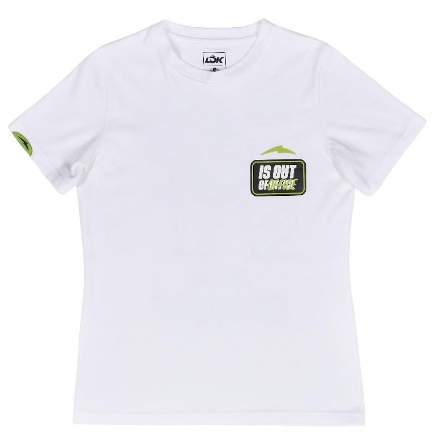 Lok Out Of Office Maglietta bianca da donna  Offerta + Economico