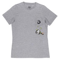 Lok The Juggler Maglietta Donna Grigia  Offerta + Economico