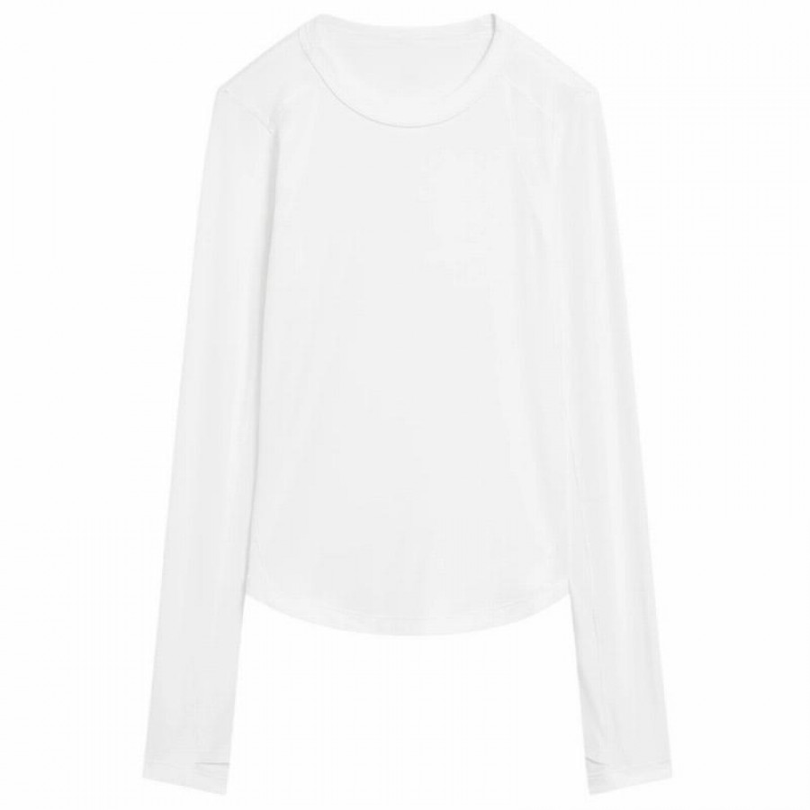 Wilson All Day T-shirt bianca a maniche lunghe da donna