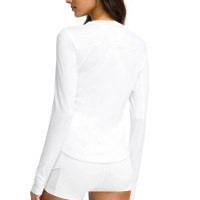 Wilson All Day T-shirt bianca a maniche lunghe da donna