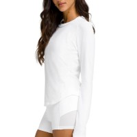 Wilson All Day T-shirt bianca a maniche lunghe da donna