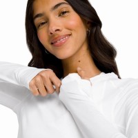 Wilson All Day T-shirt bianca a maniche lunghe da donna