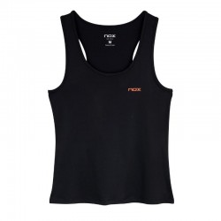 Maglietta femminile nera rossa della squadra Nox