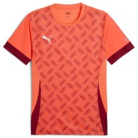 Puma Individual Maglietta Rosso Borgogna  Offerta + Economico