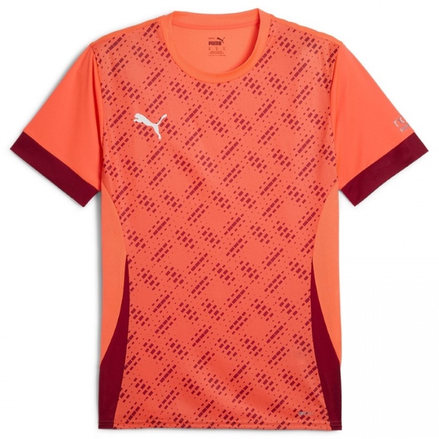Puma Individual Maglietta Rosso Borgogna  Offerta + Economico