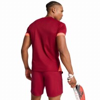 Puma Individual Maglietta Rosso Scuro  Offerta + Economico