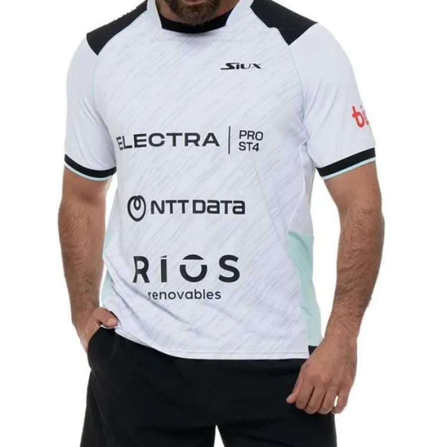 T-shirt ufficiale Siux Stupa Electra bianca 2025  Offerta + Economico