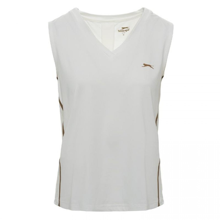 Slazenger Lola Maglietta Bianca Donna  Offerta + Economico
