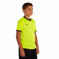 Softee Galaxy Giallo Fluo Nero Maglietta Junior