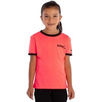 Camiseta Softee Galaxy Coral Fluor Junior