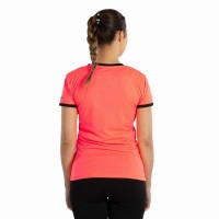 Camiseta Softee Galaxy Coral Fluor Mujer