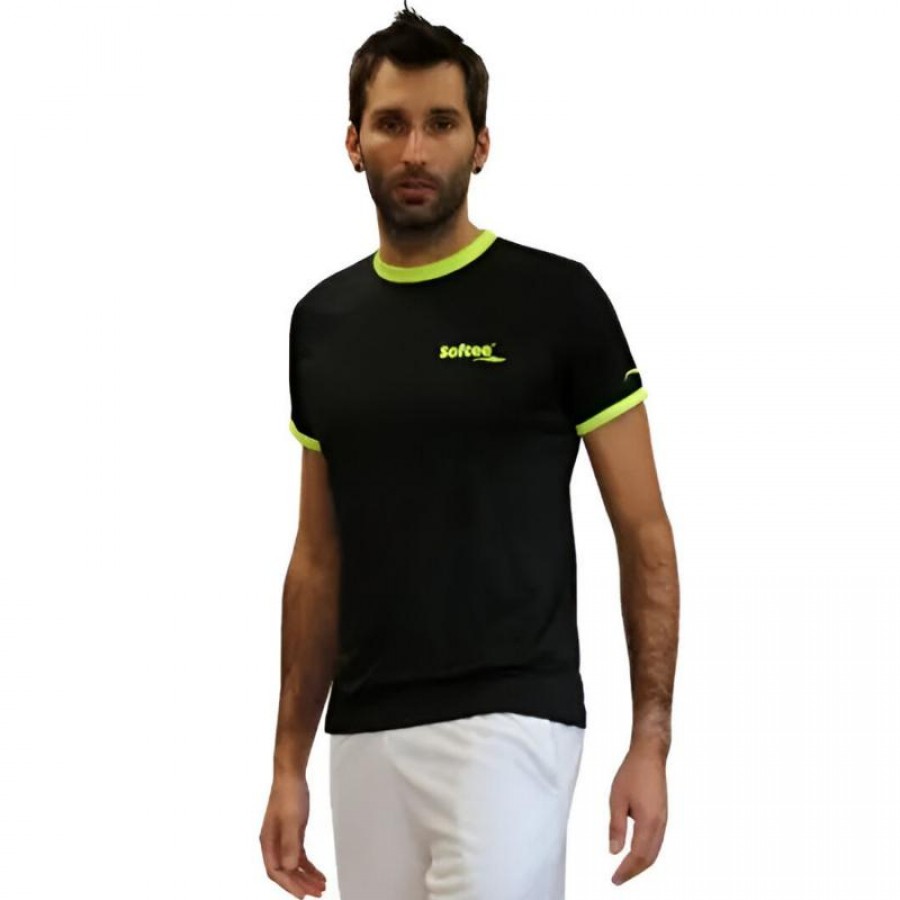 Softee Galaxy Maglietta Nero Giallo Fluo  Offerta + Economico
