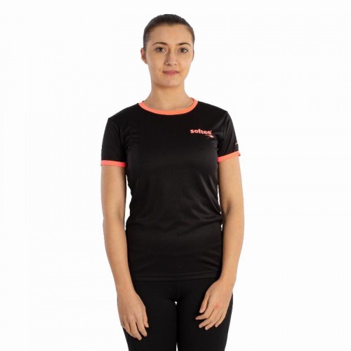 Camiseta Softee Galaxy Coral Fluor Mujer