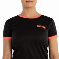 Camiseta Softee Galaxy Coral Fluor Mujer