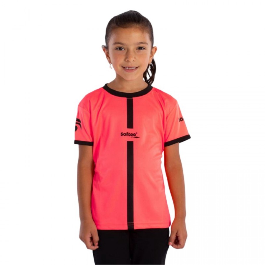 Softee Tipex Coral Flu Nero Junior T-Shirt  Offerta + Economico