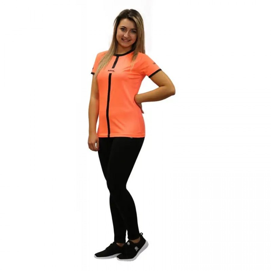 Softee Tipex Coral Flu Nero Maglietta Donna  Offerta + Economico
